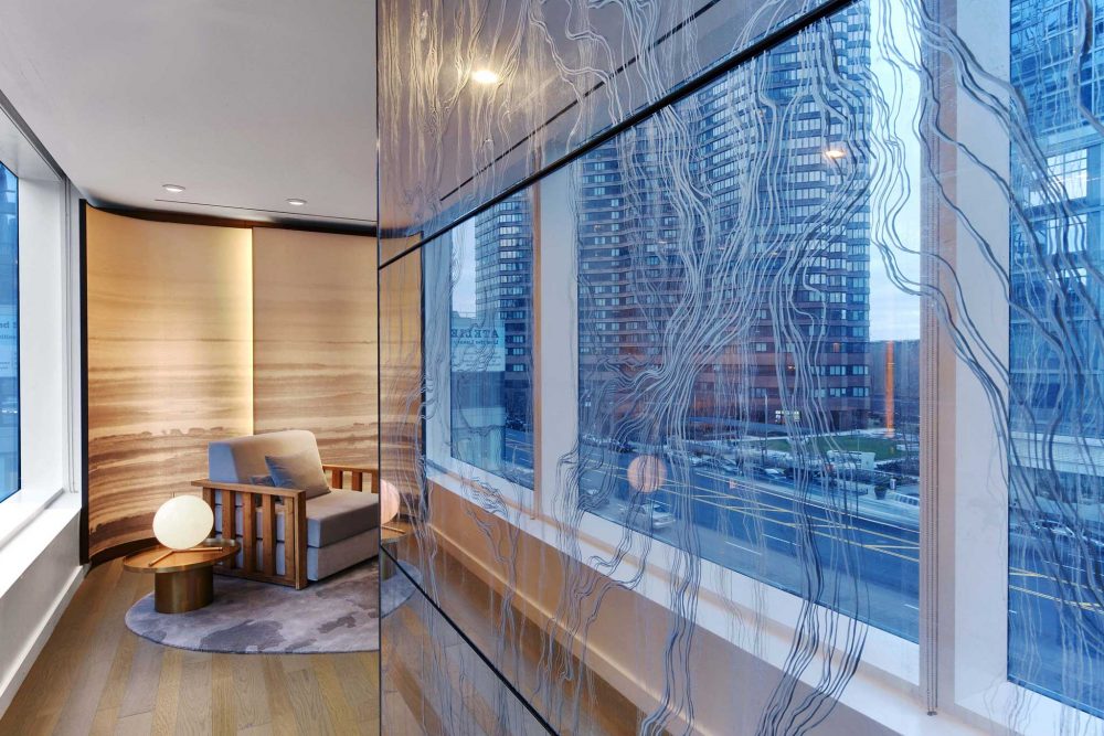 Mirror Detail at Sky Leasing Gallery