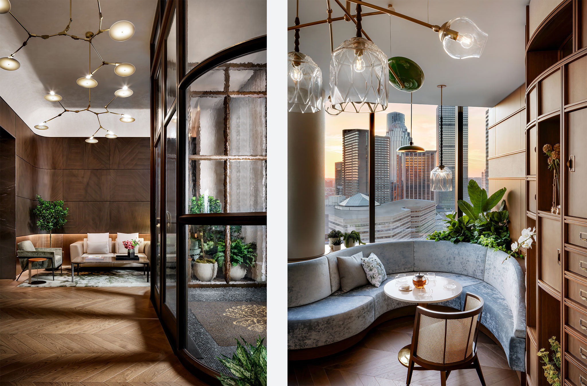 Raffles Boston Residents' Lobby and Secret Garden